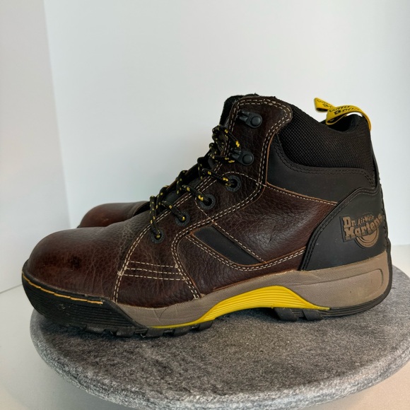 Dr. Martens Grapple Steel Toe Brown Leather Work Boots 11 - Picture 4 of 14